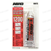Герметик силиконовый ABRO (белый)  85 гр   SS-1200-WHT-3