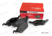 Колодки тормозные передние WEEN 151-1112 Ford Focus I (к-т4шт) (1064230 /1075558 /1107697 /1136519 /1151049 /1425406 /1682498 /1763301 /BD827 )