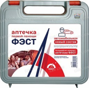 Автоаптечка дорожная ФЭСТ  новый состав / 2 маски 