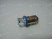 Светодиод T 8 BA9S 12V BLUE конус (габарит) мин. 10шт. (6983)