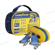 Трос буксир.  с шаклами Goodyear 5 тонн, 5 метров  GY004005