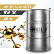 Моторное масло Рольф(ROLF) Professional SAE 5w30 API SP ACEA A5/B5 FORD WSS-M2C-913-A/B/C/DLAND Синтетическое 60л.