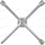 Ключ баллонный крест, усиленный, 17х19х21x1/2"DR, 380 ммThorvik  CRTW38