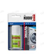 Эмаль для бытовой техники белая 15 мл. кисточка KU-7K1311 KUDO