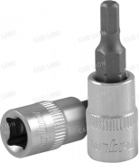 Насадка торцевая 1/4"DR с вставкой-битой шестигранной, H6 Ombra 114206