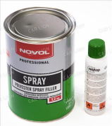 Шпатлёвка Novol SPRAY (жидкая) 1,2 кг.