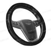 Оплетка кожа SENATOR Idaho кожа + вставки под карбон M, 38см чёрн. OPLS4601