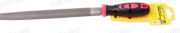Напильник круглый 10"-250мм с прорезиненной рукояткой  Partner  PA-01011А-10