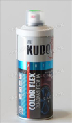 Краска резиновая COLOR FLEX (флуоресцентная зелёная) 520 мл. KU-5521 KUDO