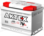 Аккумулятор автомобильный Актех 74 А.ч.  720А   прямая полярность низкий 276х175х175