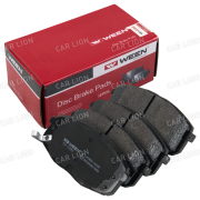 Колодки тормозные передние WEEN 151-2582 KIA CEED (ED) (к-т4шт) ( SP1162/581011HA00 /581011MA21 /581011XA00 /581011HA10)