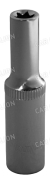 Головка торцевая глубокая 1/4"DR, внешний TORX®, E7  55684 Ombratools