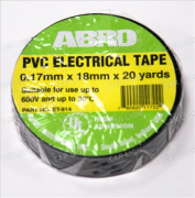 Изолента ABRO высоковольтная (чёрная)    ET-914-BLK-RW