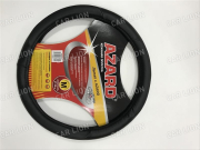 Оплетка AZARD Leather M 38см. Кожа чёрный OPLA0042