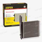 Радиатор отопителя алюминиевый Hofer HF730 225 ВАЗ 2110-12 (с 2003г.), 2170 Приора